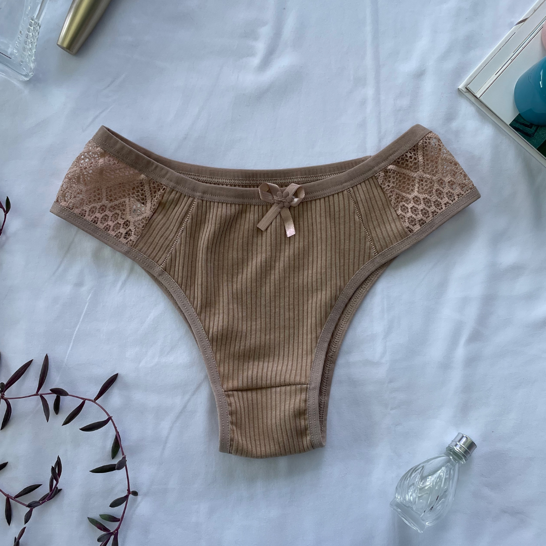 Kit 5 Calcinha Ariane Canelada