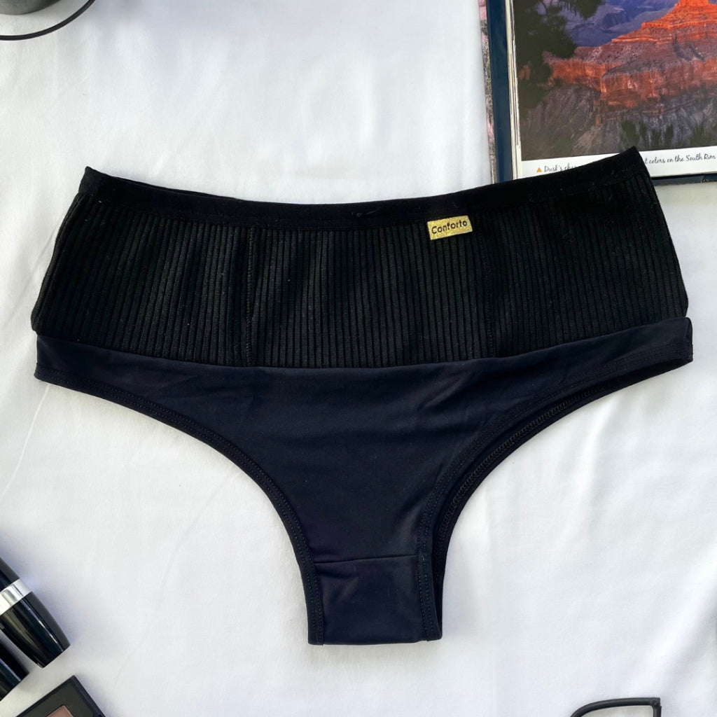 Kit 3 Calcinha Luana Micro Canelada