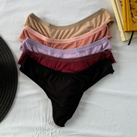 Kit 5 Calcinha Maju Canelada